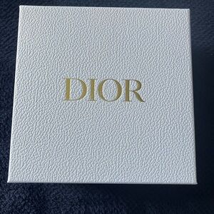 Dior Textured White Box with Gold Logo